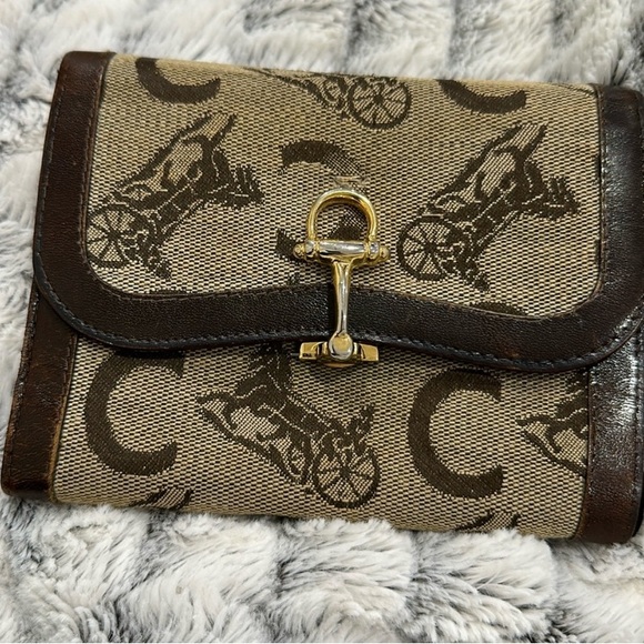 COPY - Authentic and Vintage Celine trifold wallet - Picture 1 of 11
